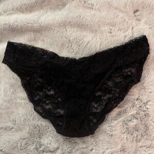 LA Lingerie Lace Panty Black XL NWOT